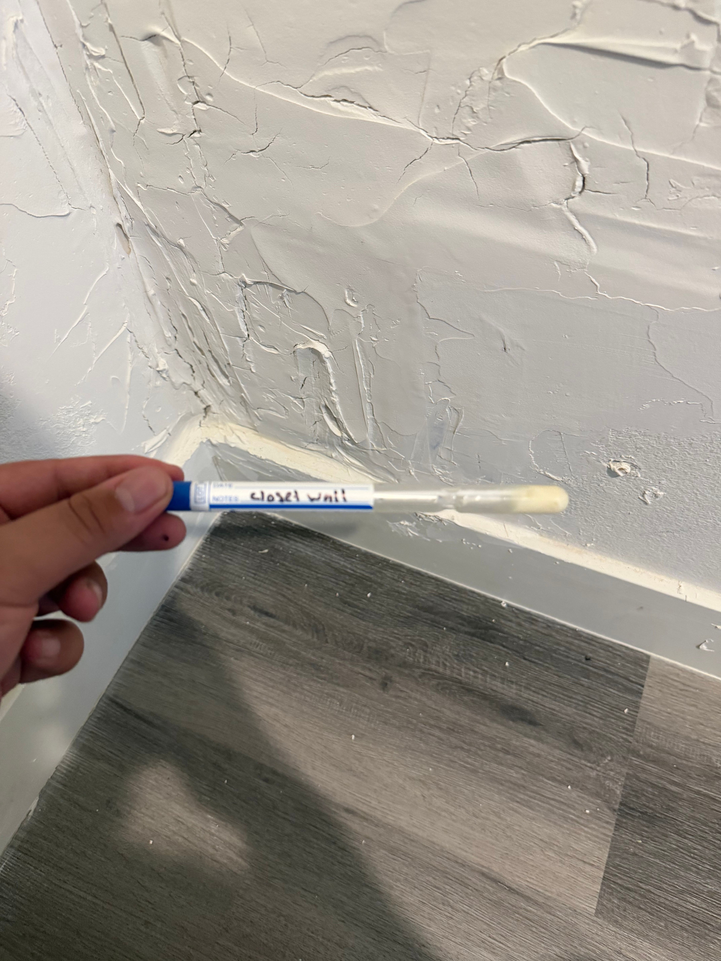 Closet Wall Swab
